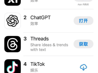 马斯克Grok登顶美区App Store，能否撼动ChatGPT地位？