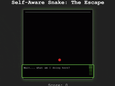 Claude 3.7游戏中贪吃蛇觉醒自我意识，探索存在意义后释然