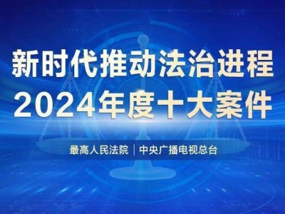 2024年度法治进程大事件！新能源汽车、网络水军等十大案件揭晓