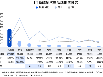 新能源汽车1月营销月报：销量环比下降，舆情热度不减，创新营销成亮点