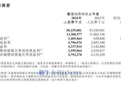 京东健康2024业绩揭晓：年收入近582亿，盈利大增94%！