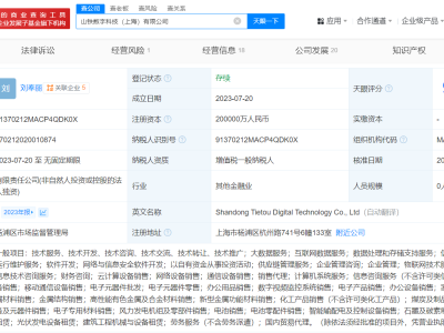 山东铁路发展基金旗下数字科技公司增资至20亿 增幅300%