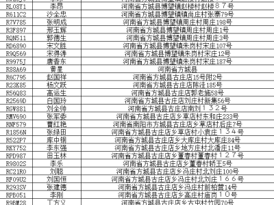 方城车主注意！逾期未检验车辆名单更新，你的车在其中吗？