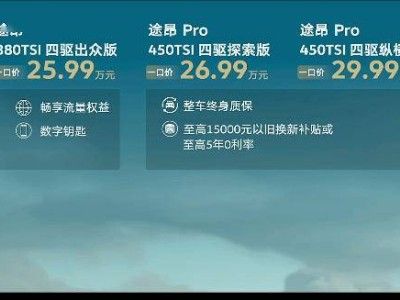 途昂Pro震撼上市：第五代EA888发动机+7座大空间，整车终身质保！