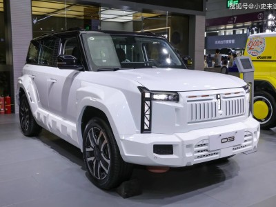 奇瑞iCAR 03白武士改装版亮相，双电机四驱续航500Km，仅售13.98万起