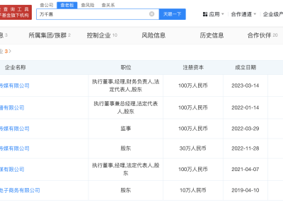 网红千惠商业版图曝光：名下6家公司，与三宝共持3家