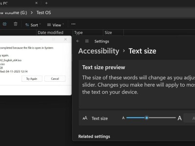 Win11 23H2预览版升级：文件管理器文本缩放功能全面优化