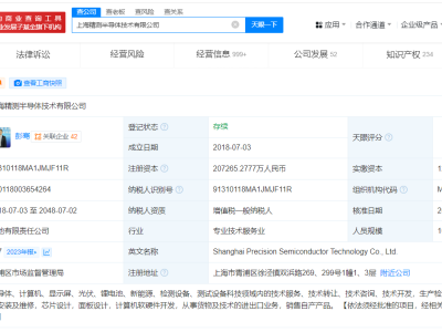 国家大基金二期加持，精测半导体增资扩股至20.7亿