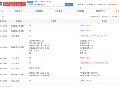 陶昕然与何建泽已无商业关联 何建泽去年已退出陶昕然名下公司