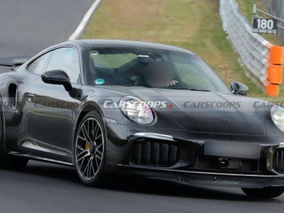 保时捷911 Turbo S混动版路测曝光，动力性能或达700马力水平